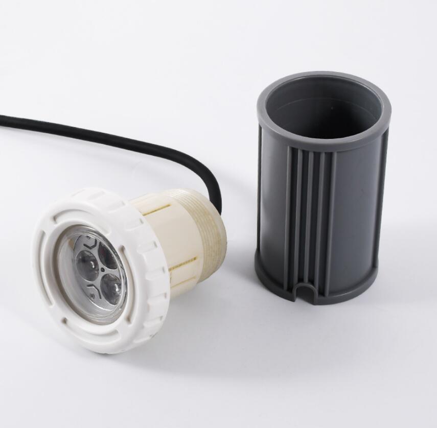 12V DC 5W rgb pc material IP68 Waterproof Vinyl hot tub spa swimming pool lights